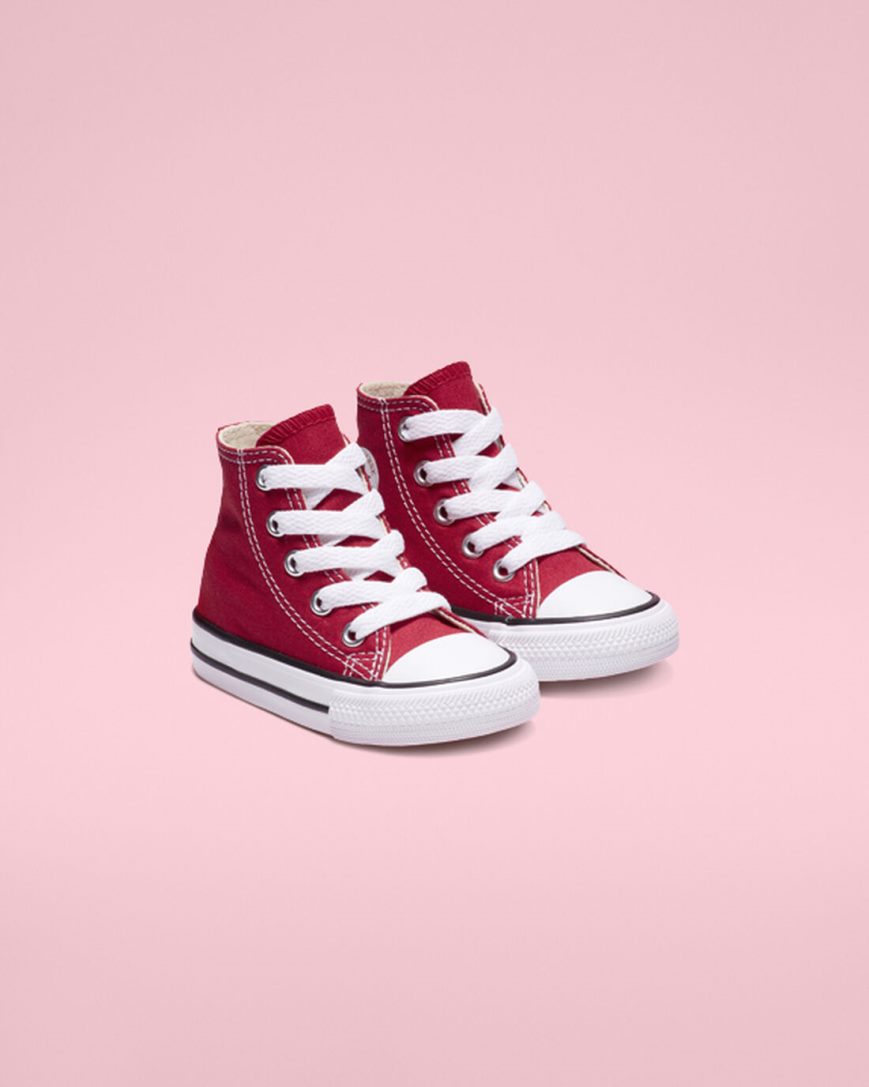 Zapatillas Altas Converse Chuck Taylor All Star Classic Niña Rojas | PE 5L40PW